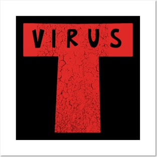 Red Virus Posters and Art